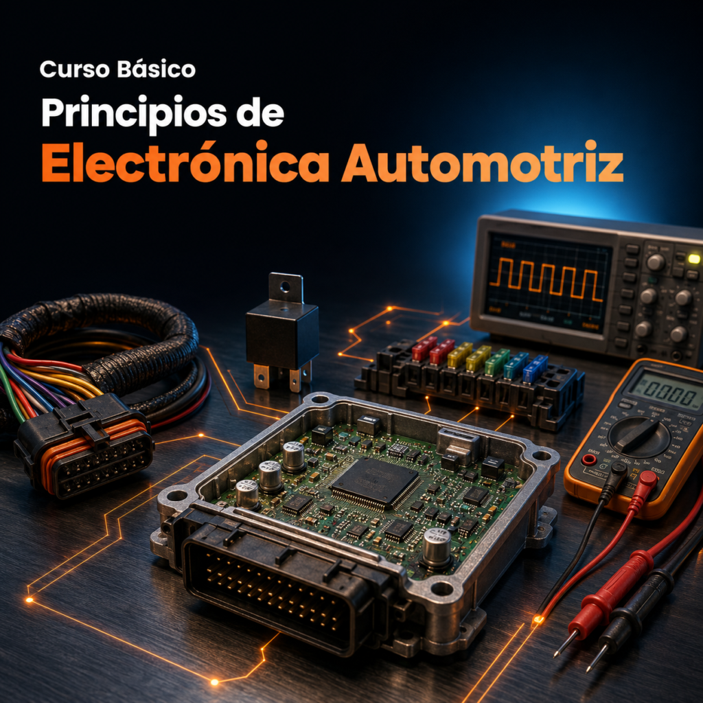 Curso Básico: Principios de Electrónica Automotriz aplicables en la industria/ AUTOSAR/ Protocolos de comunicación CAN, LIN.