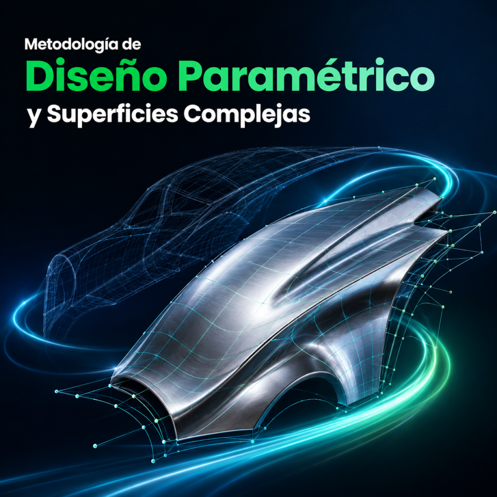 Metodología de Diseño paramétrico y superficies complejas en CAD
